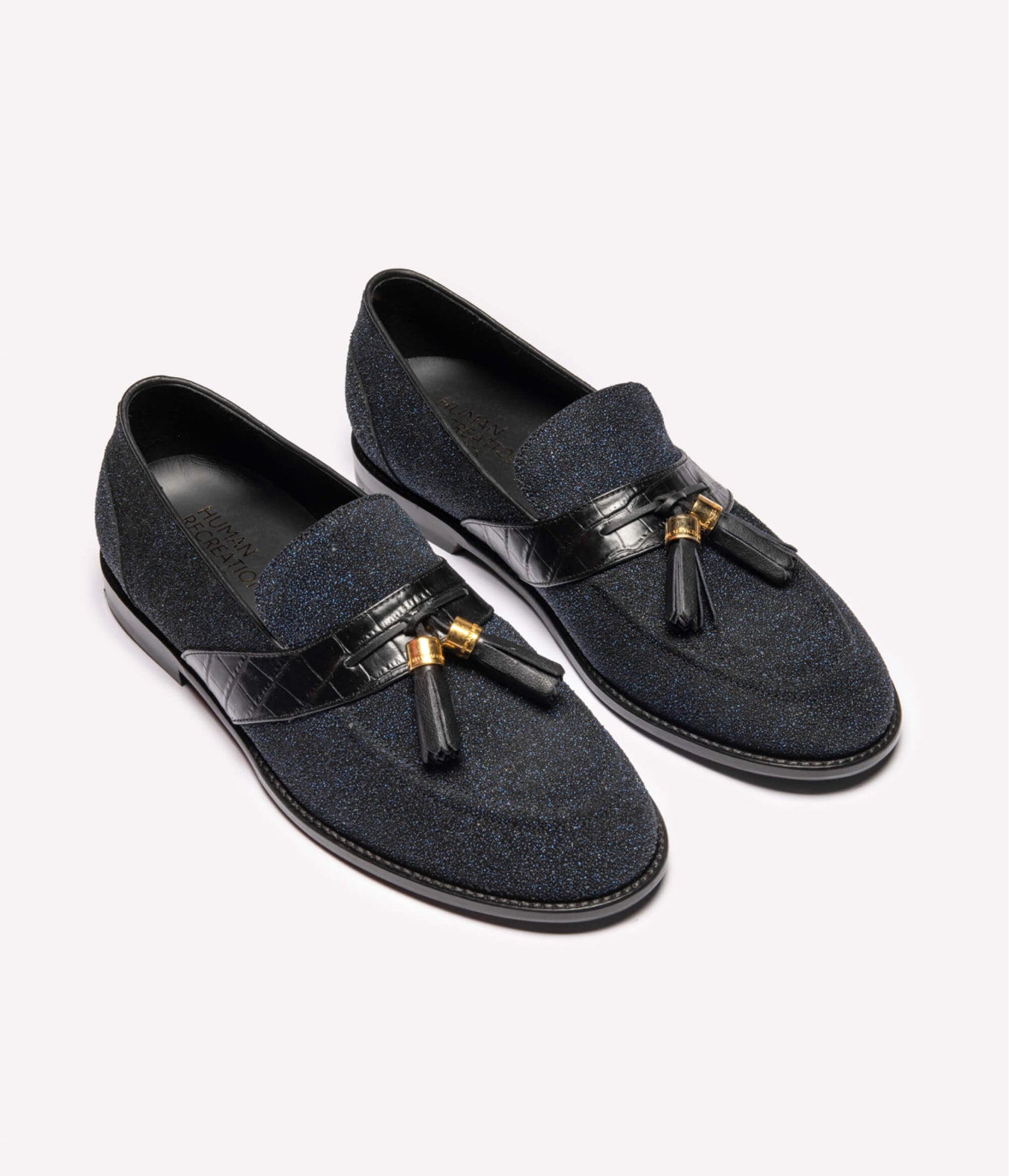 HUMAN RECREATIONAL SERVICES GRIP TAPE BLACK DEL REY TASSEL LOAFER