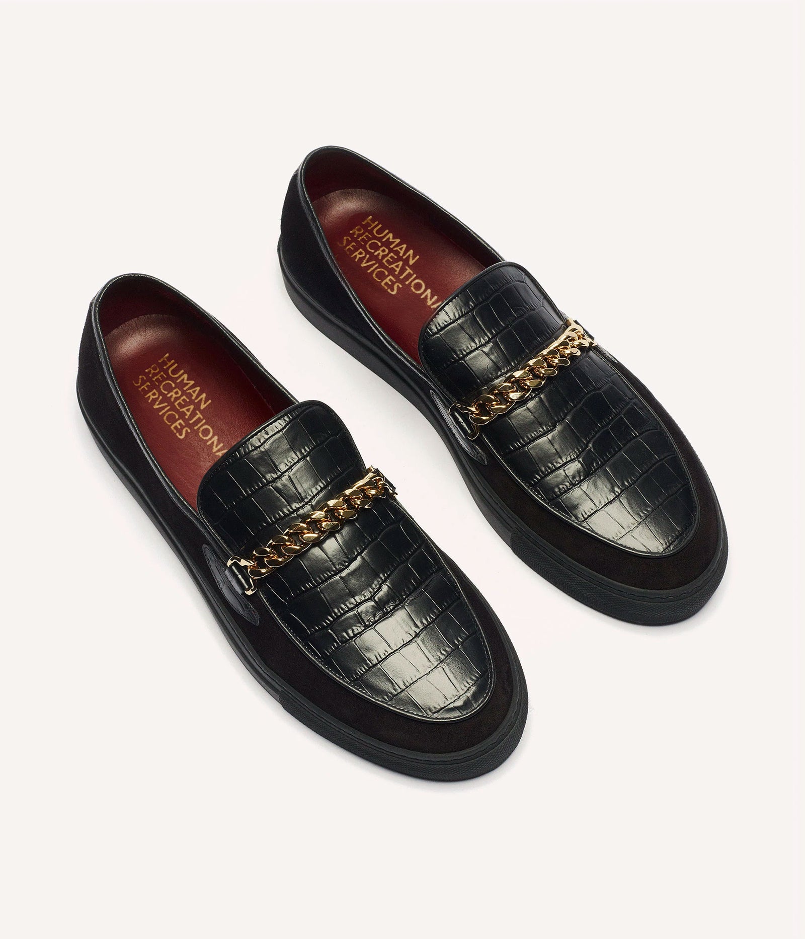 HUMAN RECREATIONAL SERVICES EL DORADO IN BLACK WITH CUBAN LINK CHAIN